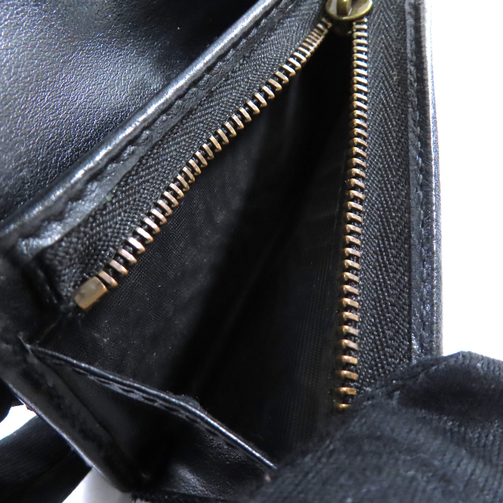 GUCCI 牛皮皮革GG Marmont Mini Wallet金扣短錢包黑色