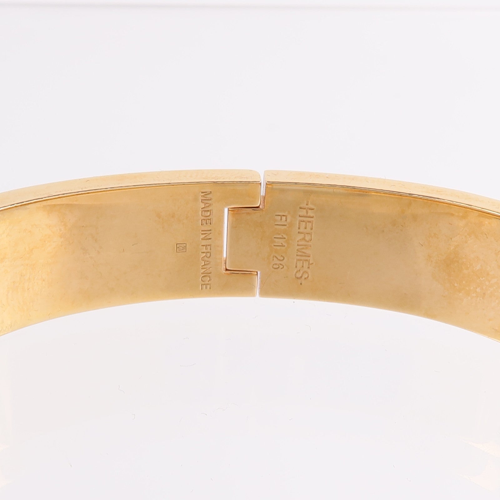 HERMES 金屬/琺瑯Clic H Bracelet手鐲