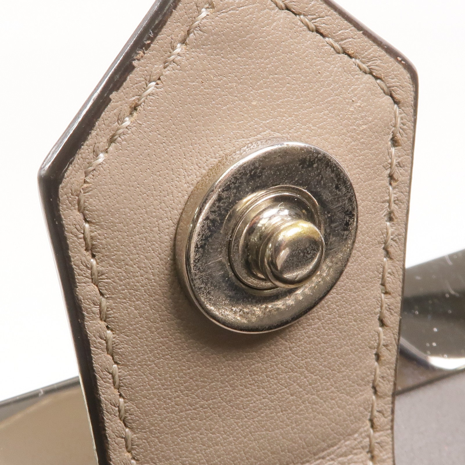 FENDI 牛皮皮革2 Jours Bag Small銀扣手挽肩背兩用袋