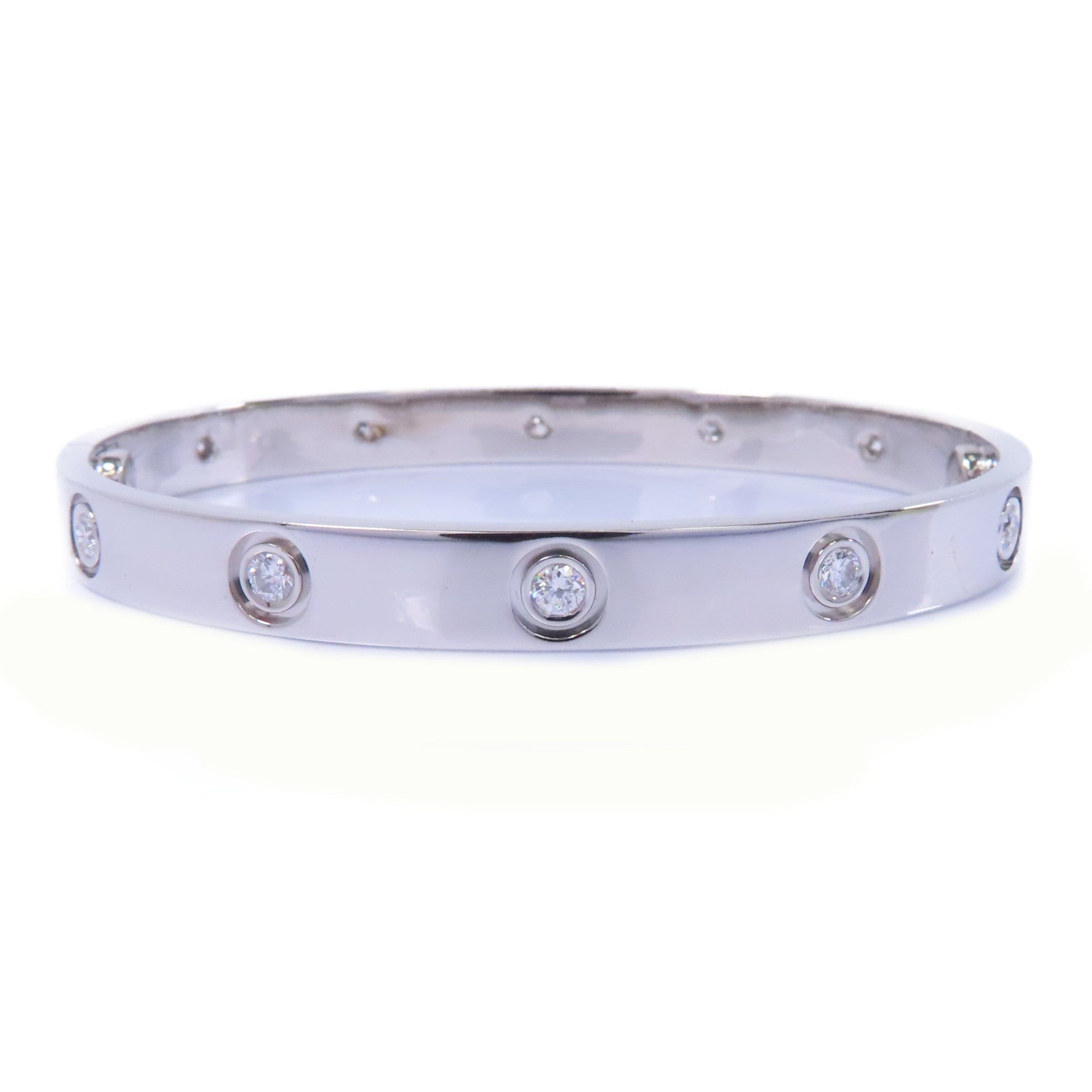 JEWELRY 18K白金Diamond Bangle手鐲