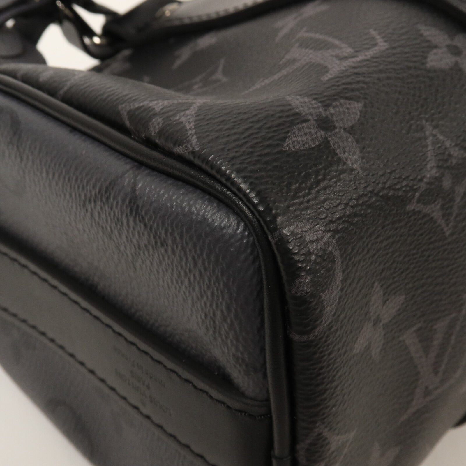 LOUIS VUITTON Monogram Eclipse Keepall Bandouliere 25手挽肩背兩用袋