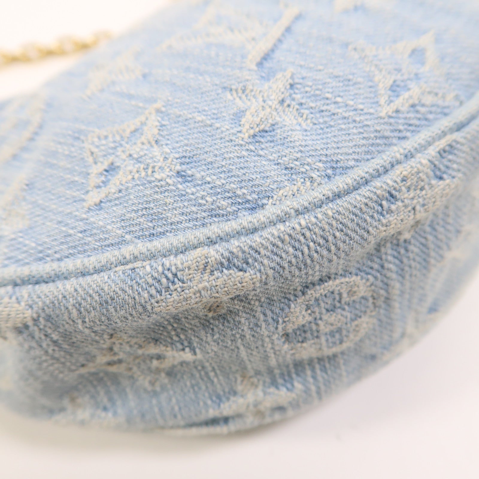 LOUIS VUITTON 【激減優惠】Monogram Denim Loop金扣手挽肩背兩用袋