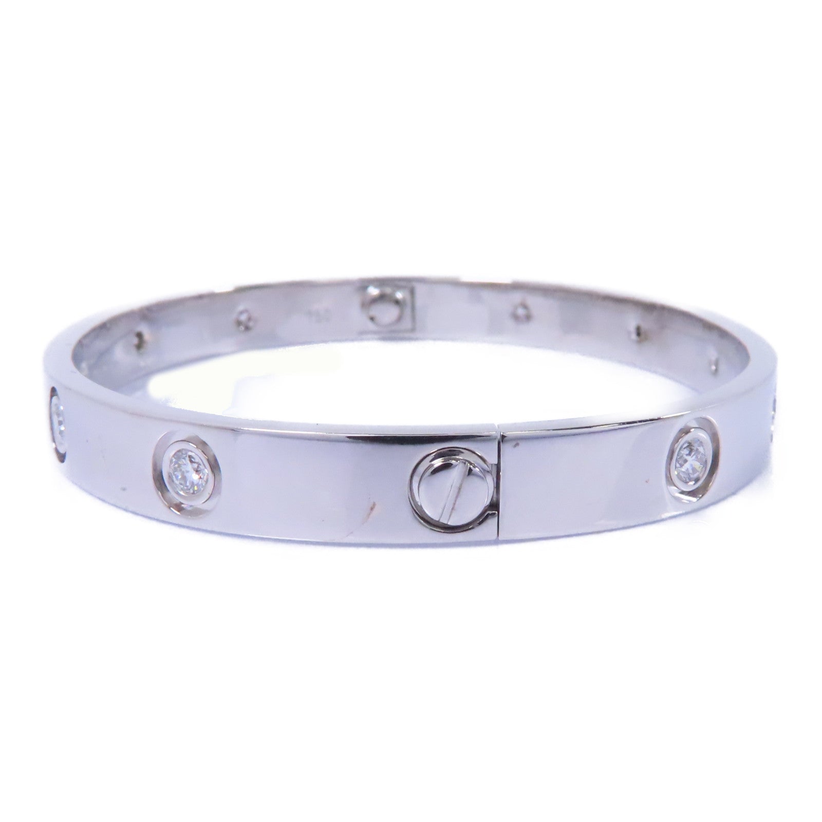 JEWELRY 18K白金Diamond Bangle手鐲