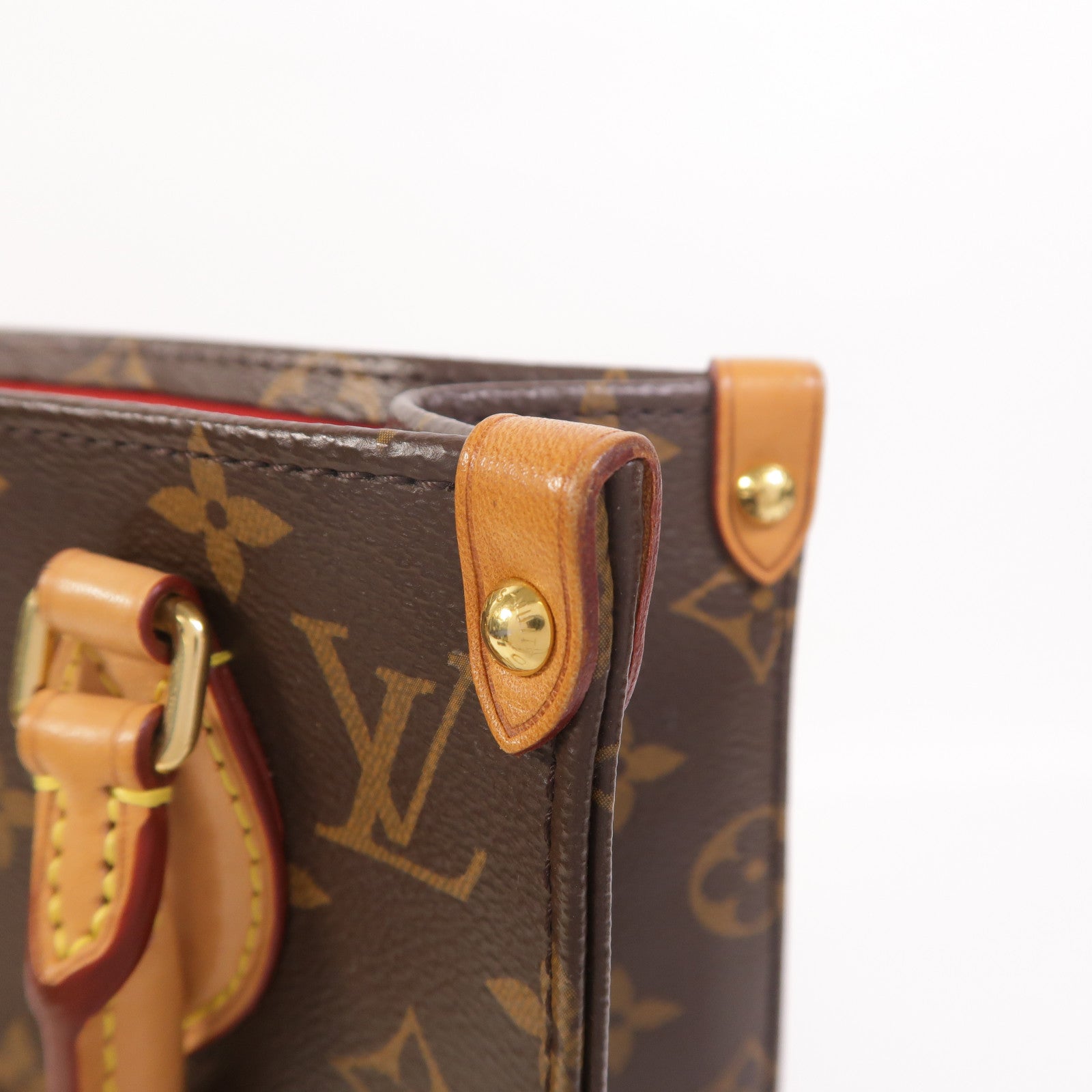 LOUIS VUITTON Monogram Sac Plat BB手挽肩背兩用袋