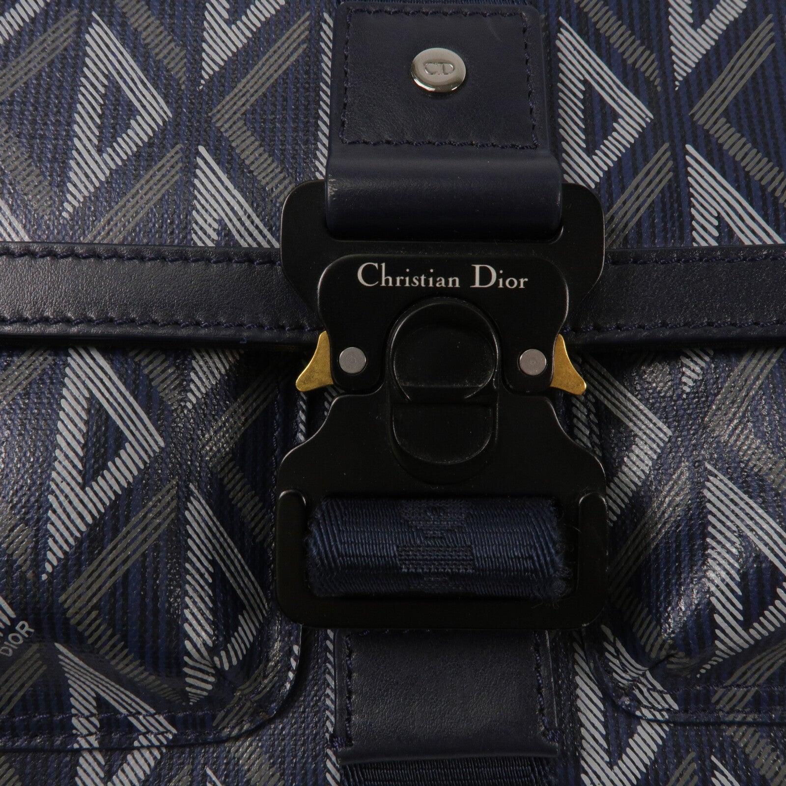 Dior PVC CD Diamond Hit The Road 肩背袋