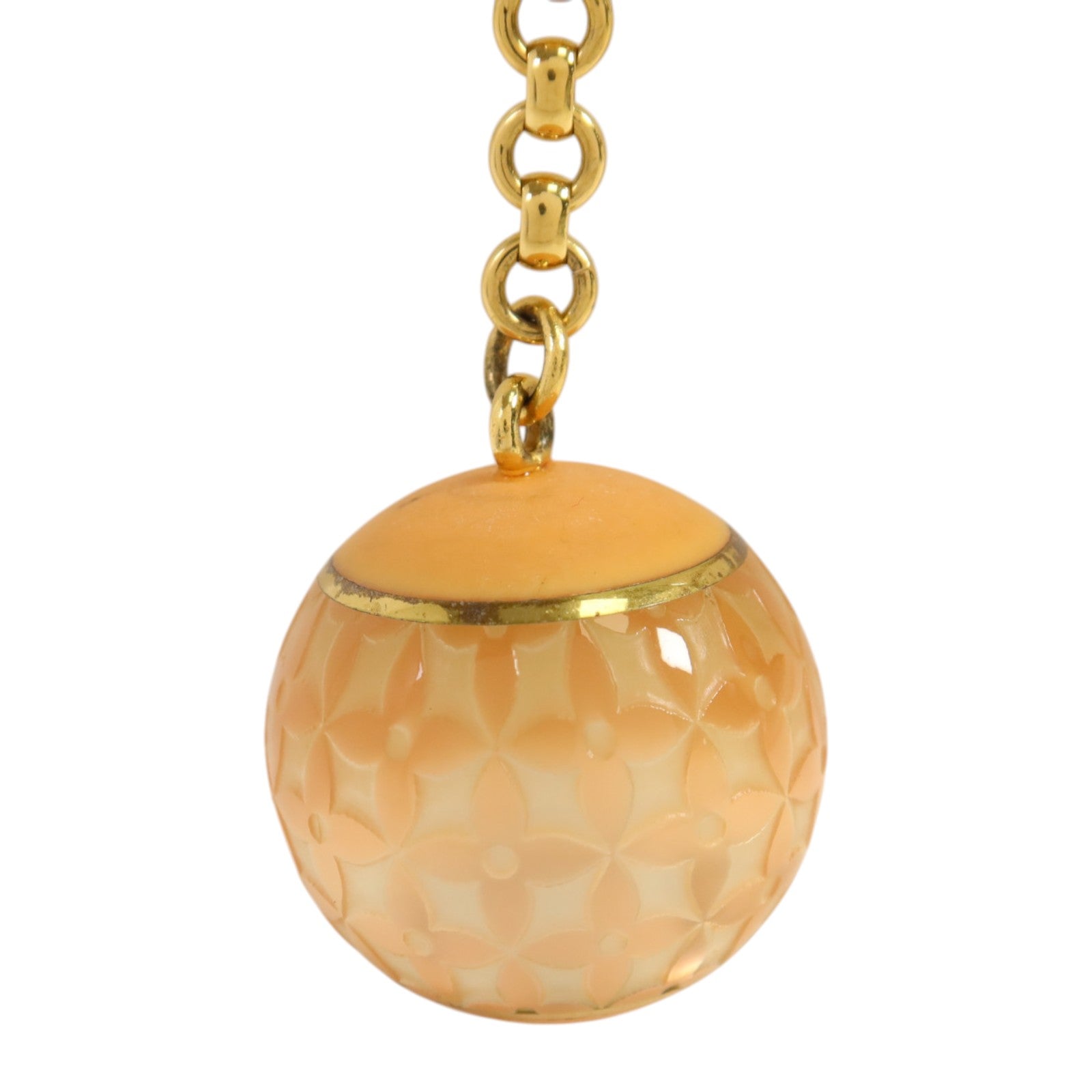LOUIS VUITTON 金屬/PVC Mini Lin Croisette Charm掛飾