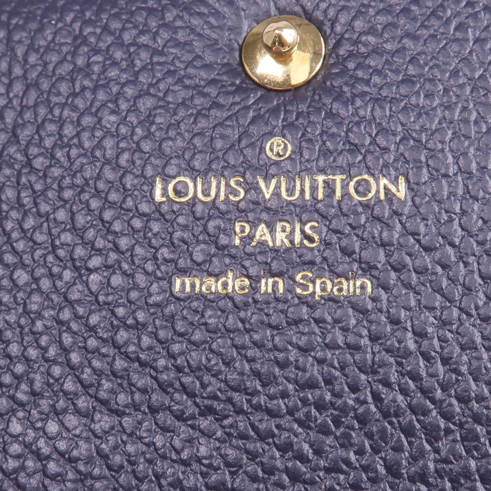 LOUIS VUITTON Monogram Empreinte Emilie金扣長財布