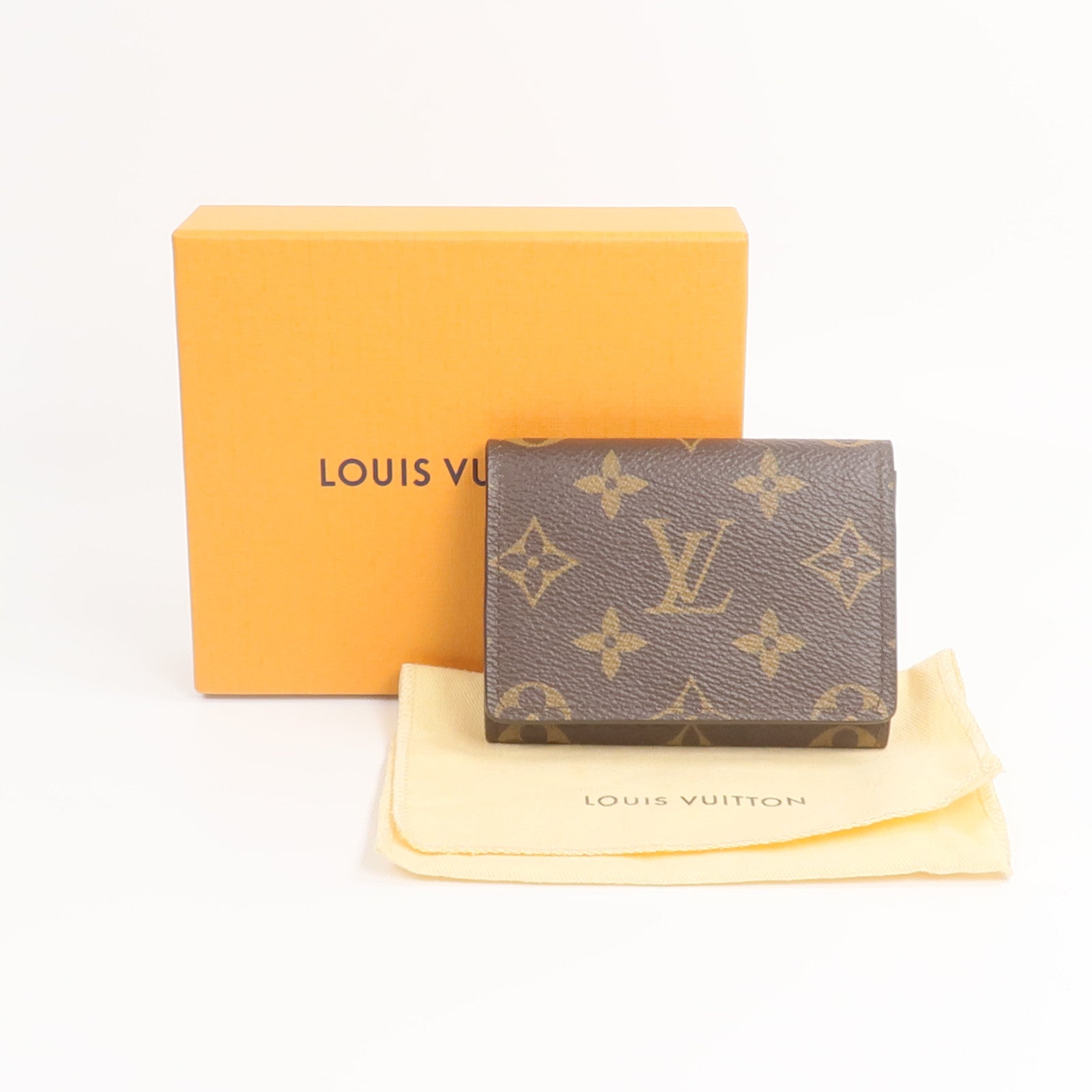 LOUIS VUITTON Monogram Enveloppe Carte De Visite Card Case卡片套