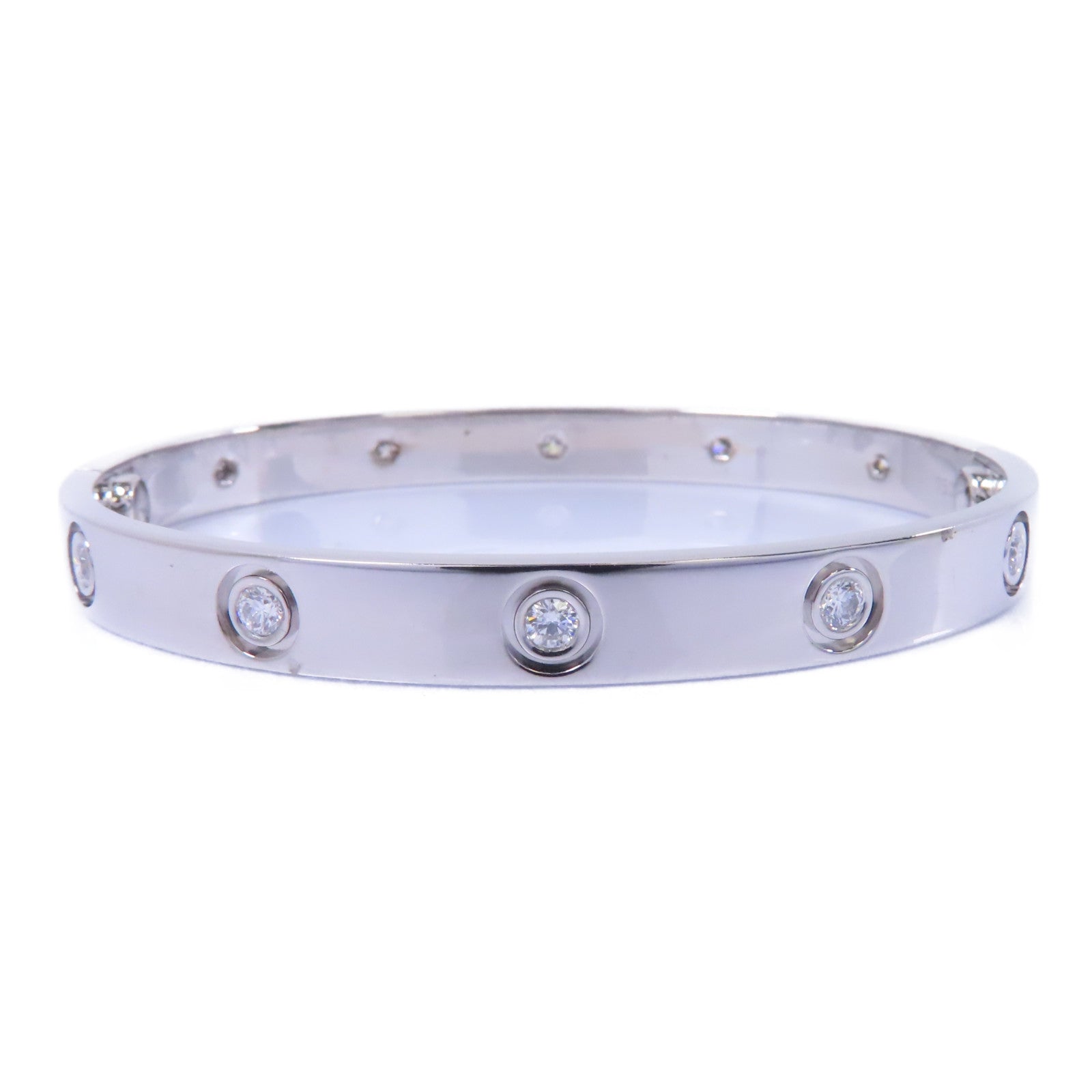 JEWELRY 18K白金Diamond Bangle手鐲
