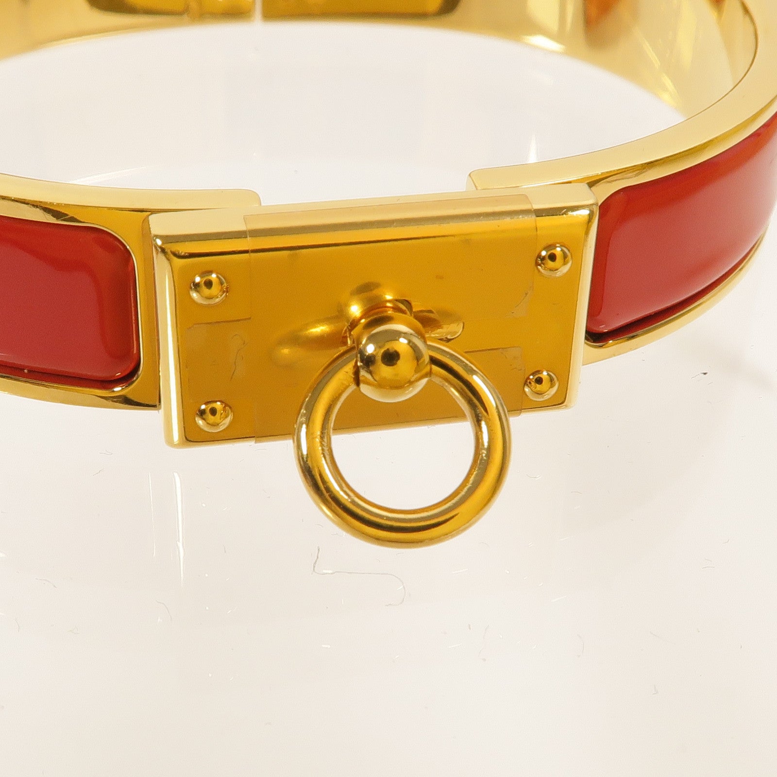 HERMES 金屬Mini Clic Kelly手鐲