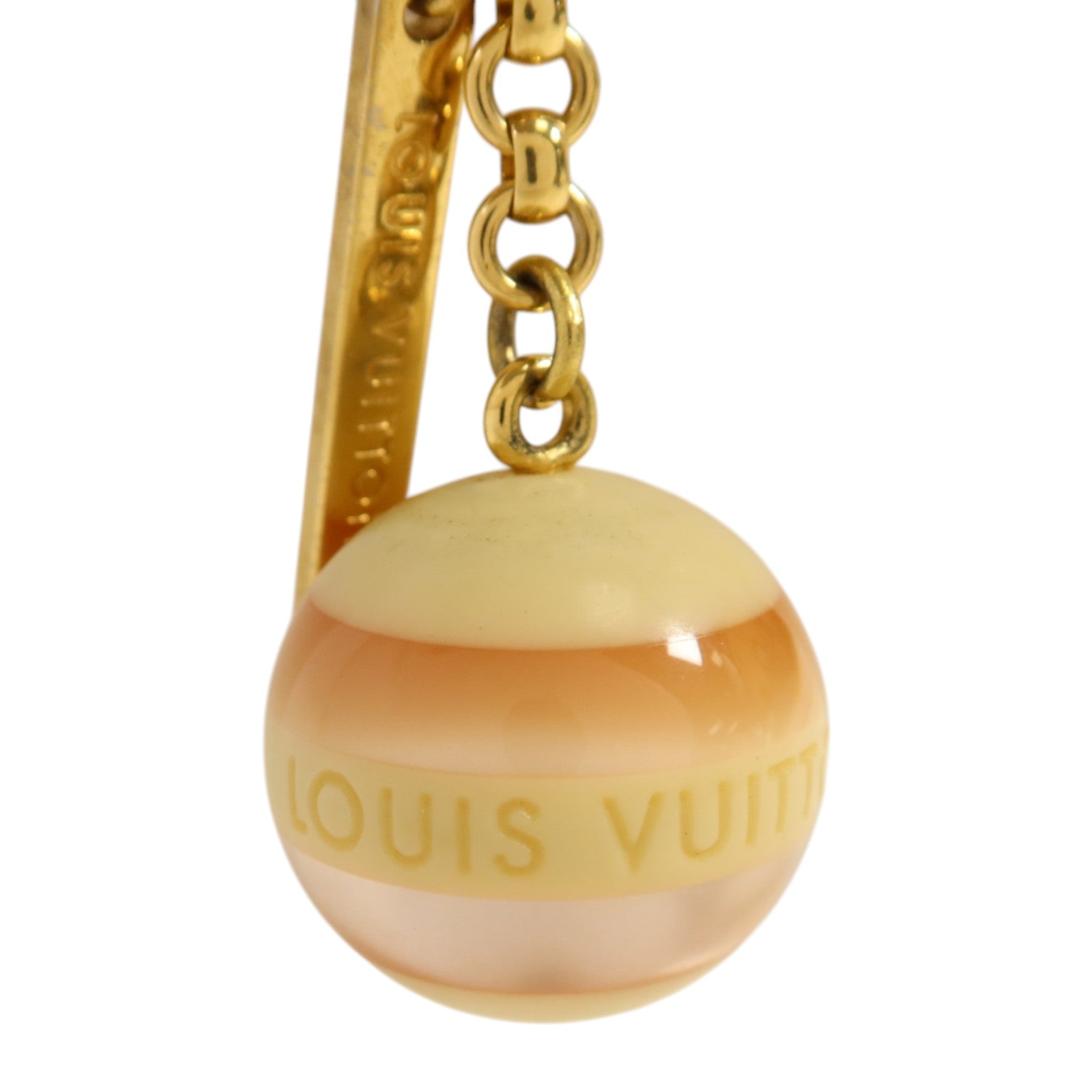 LOUIS VUITTON 金屬/PVC Mini Lin Croisette Charm掛飾