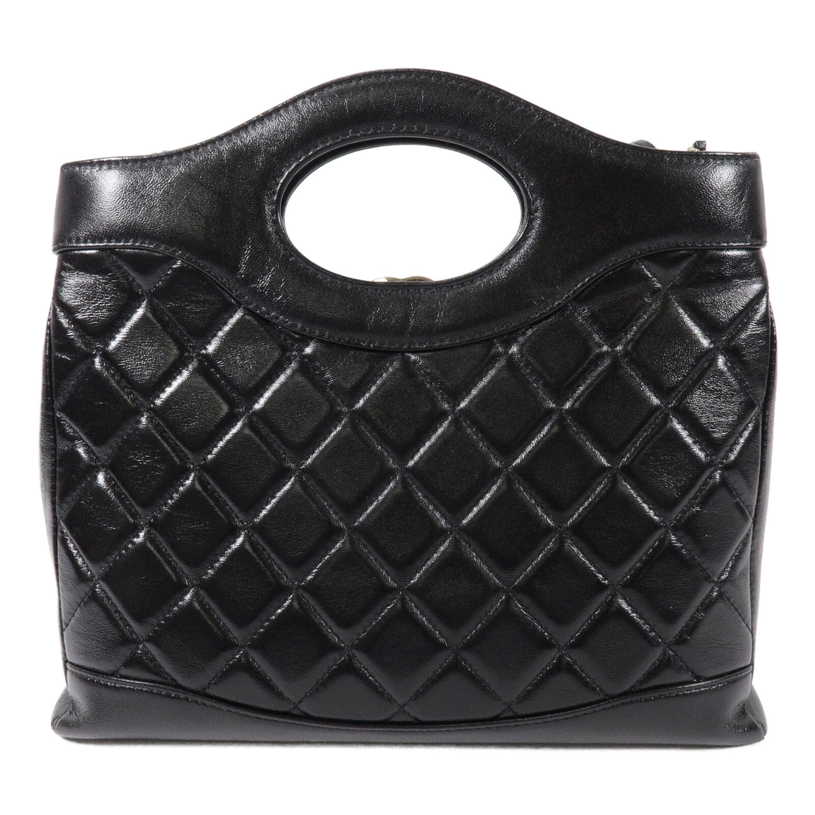 CHANEL 羊皮皮革Chanel 31 Shopping Bag鏈帶手挽肩背兩用袋