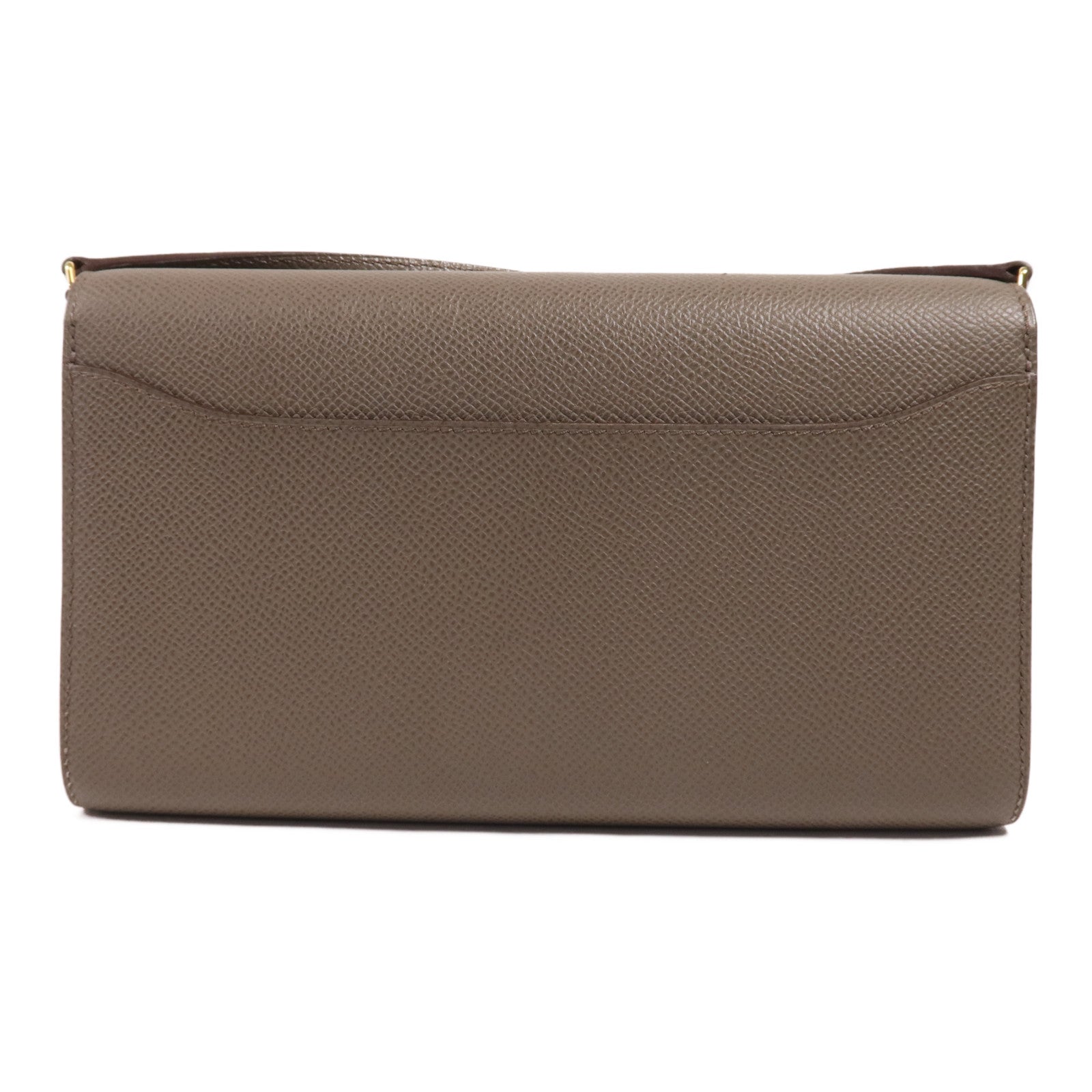 HERMES Epsom皮革Constance To Go金扣肩背袋Etain