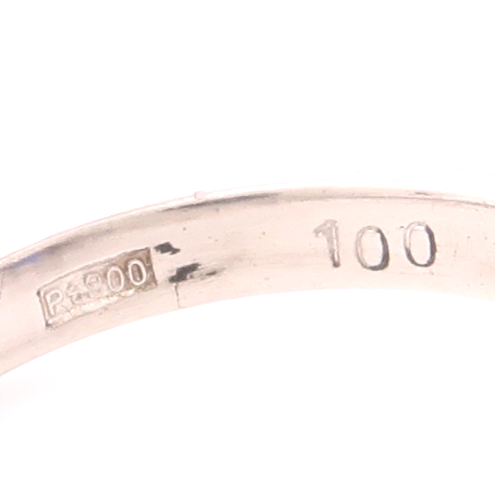 JEWELRY PT900鉑金/Sapphire/Diamond Ring藍寶石/鑽石戒指US#6.75