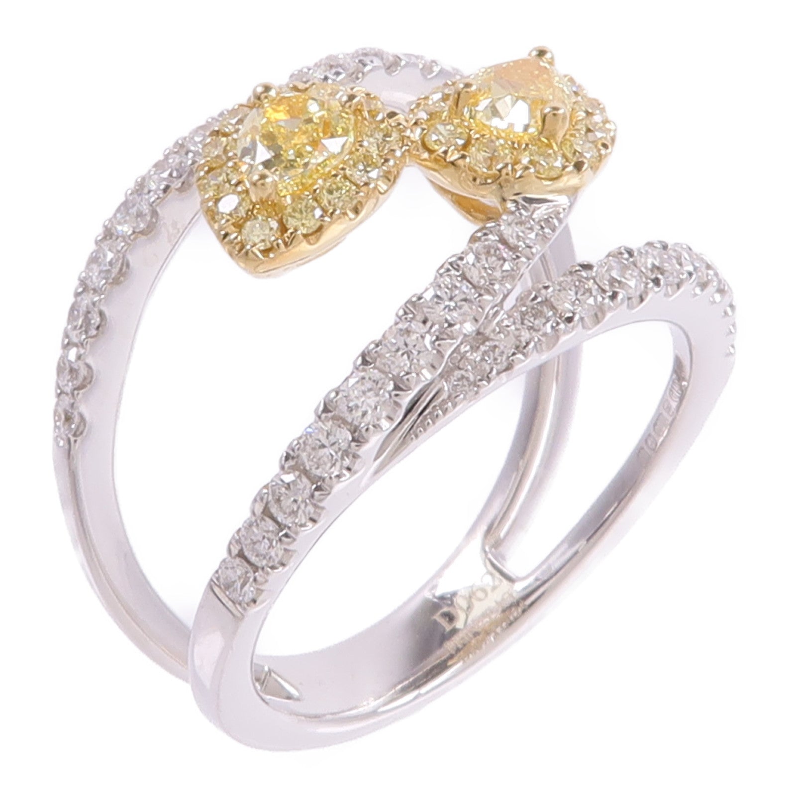 JEWELRY 18K白金/黃金Diamond Ring鑽石戒指