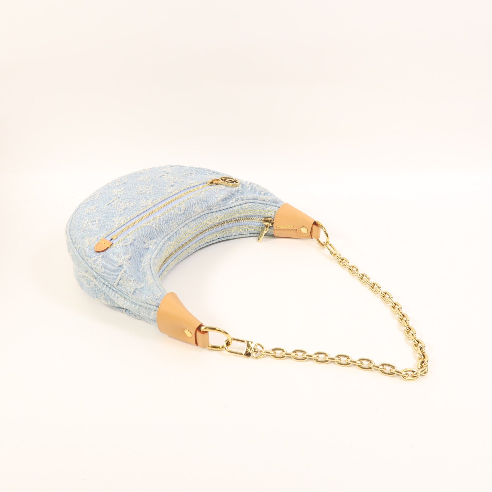 LOUIS VUITTON 【激減優惠】Monogram Denim Loop金扣手挽肩背兩用袋