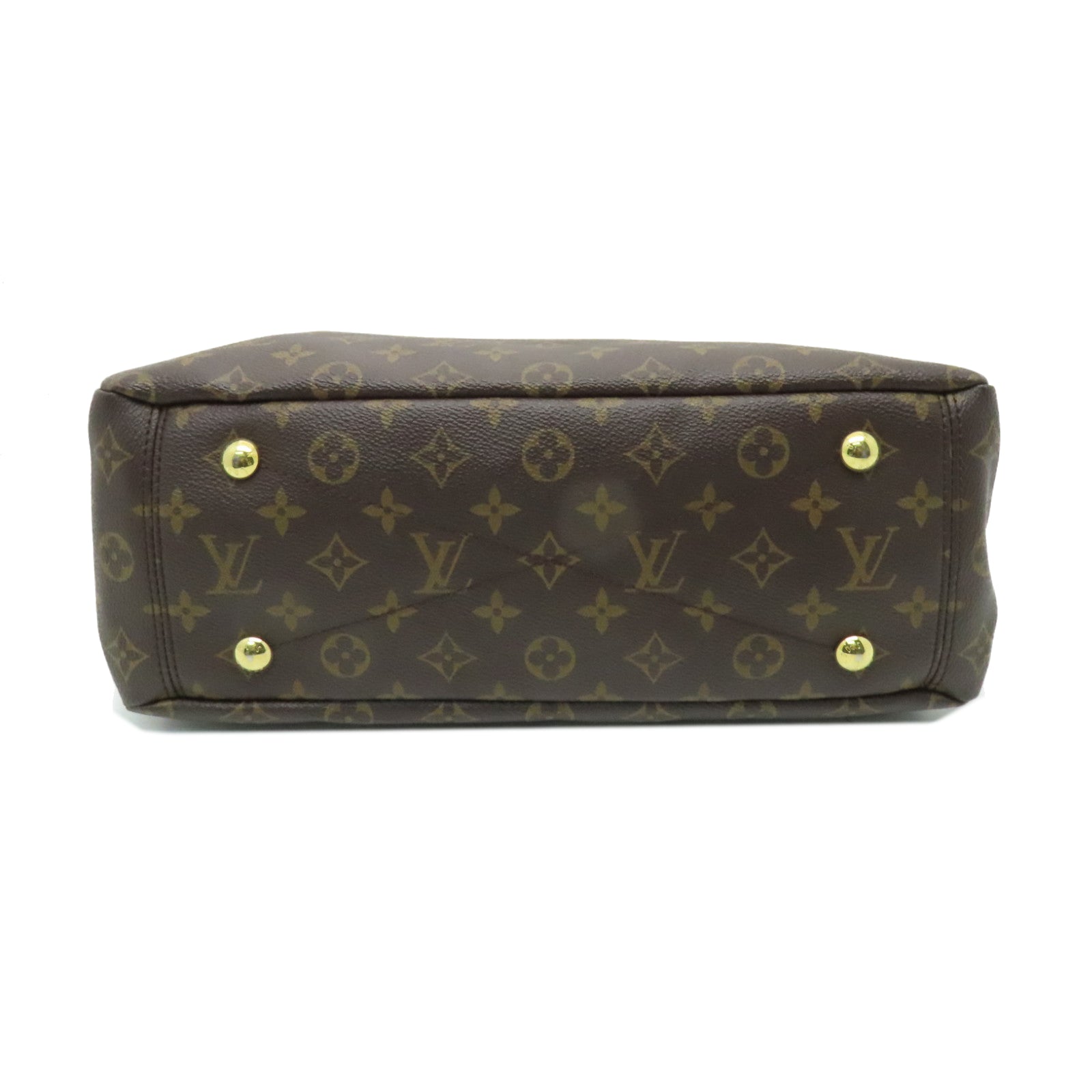 LOUIS VUITTON **【清倉大減價】Monogram皮革Pallas金扣肩背袋黃色/啡色