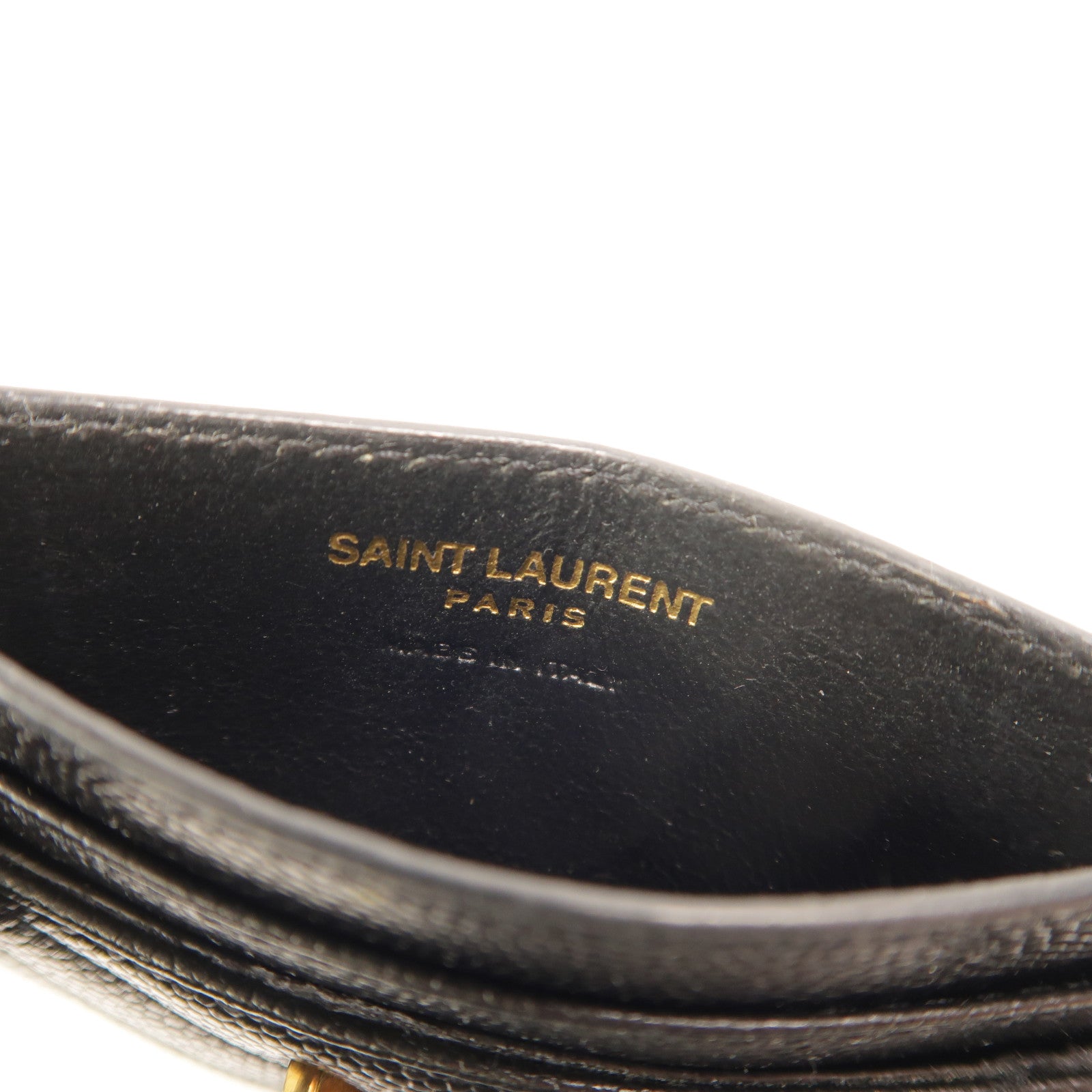 SAINT LAURENT 牛皮皮革Cassandre Matelasse卡片套