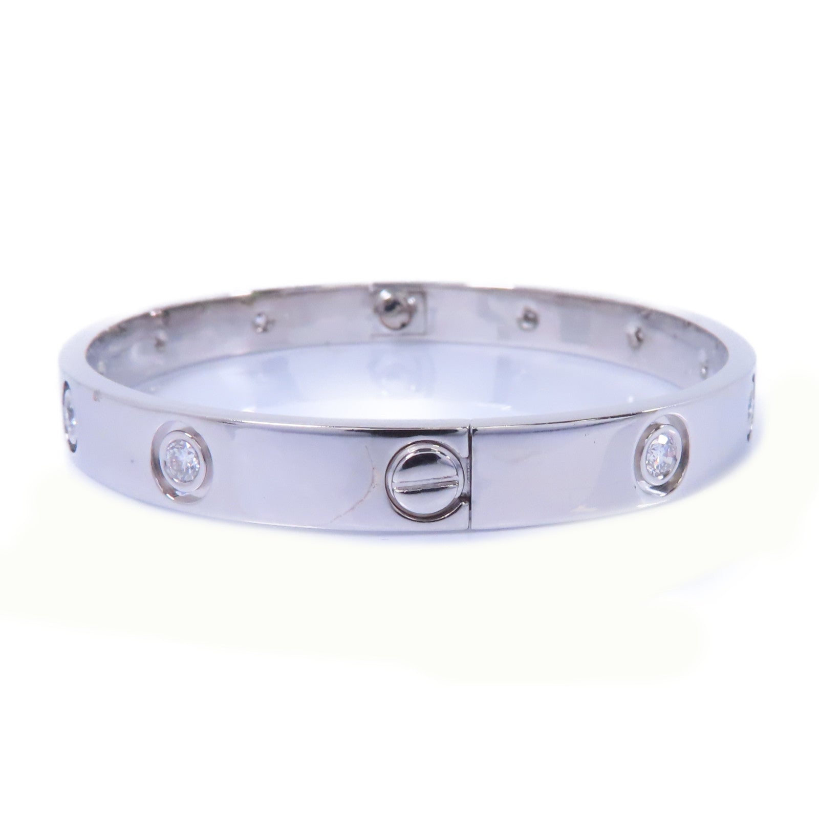 JEWELRY 18K白金Diamond Bangle手鐲