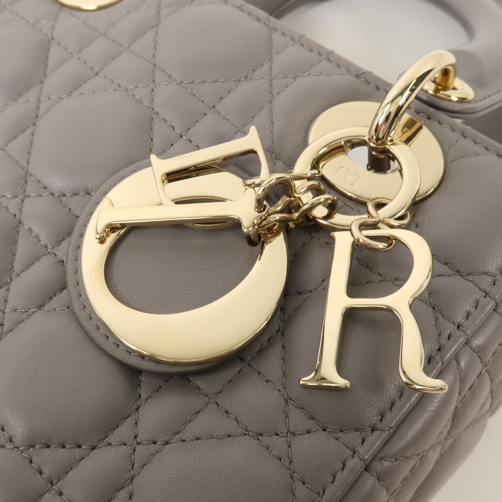 Dior 羊皮皮革Lady Dior Small手挽肩背兩用袋