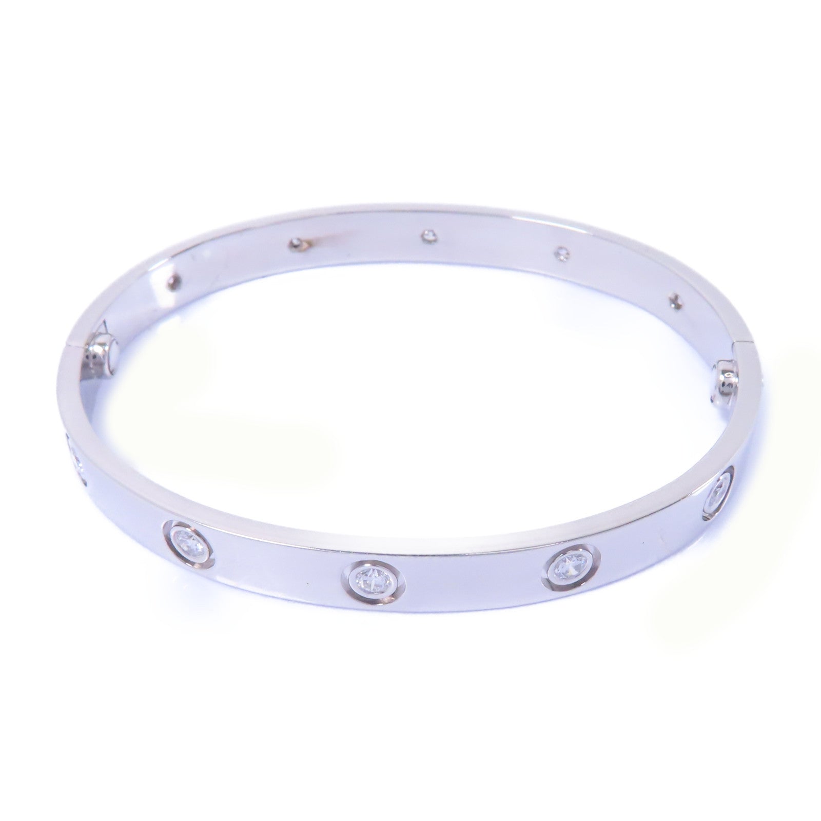 JEWELRY 18K白金Diamond Bangle手鐲