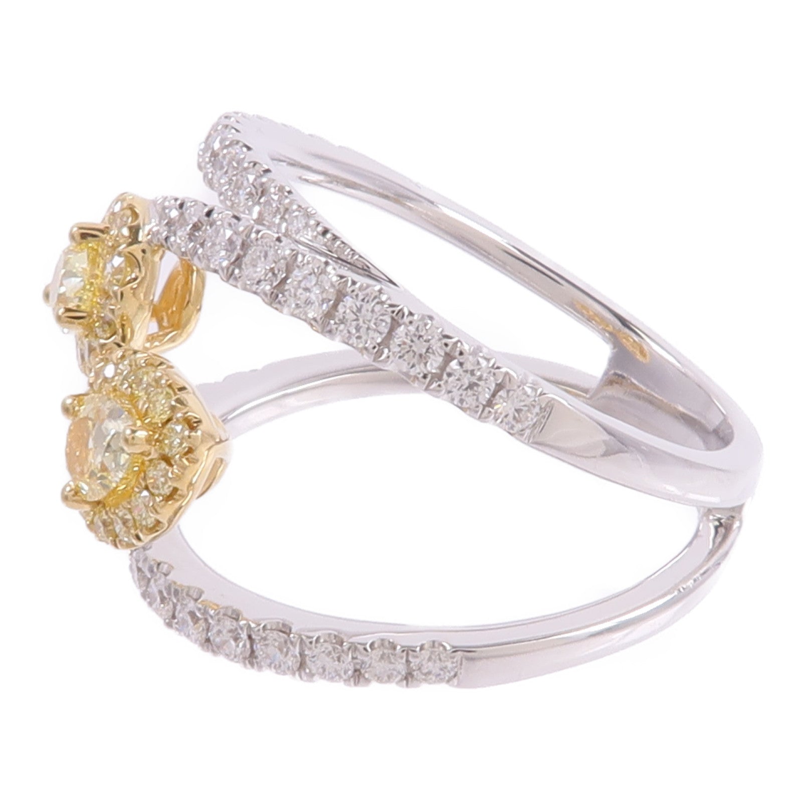 JEWELRY 18K白金/黃金Diamond Ring鑽石戒指