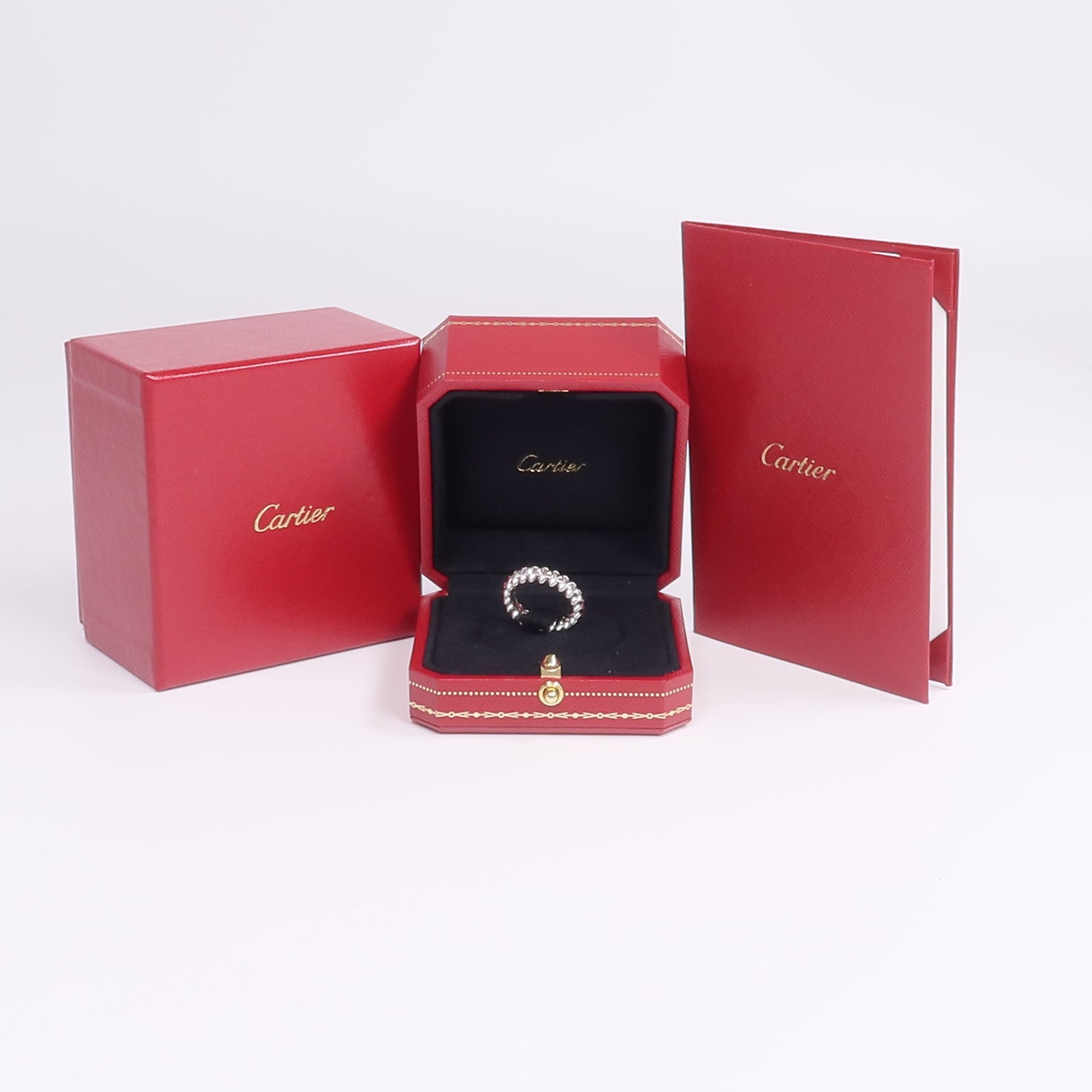 CARTIER 18K白金Clash De Cartier戒指