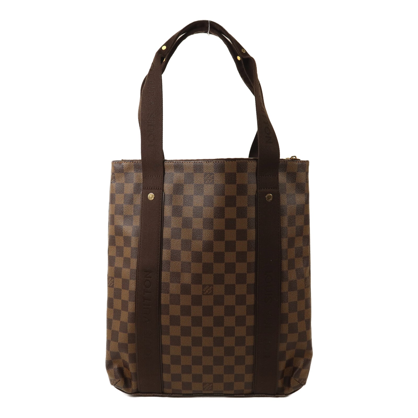 LOUIS VUITTON Damier Beaubourg金扣手挽袋