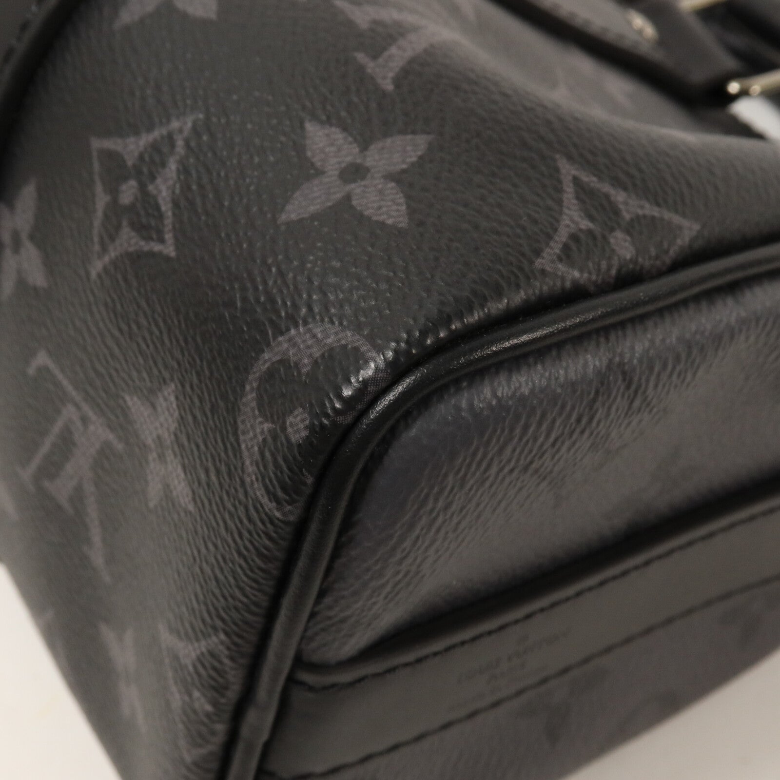 LOUIS VUITTON Monogram Eclipse Keepall Bandouliere 25手挽肩背兩用袋