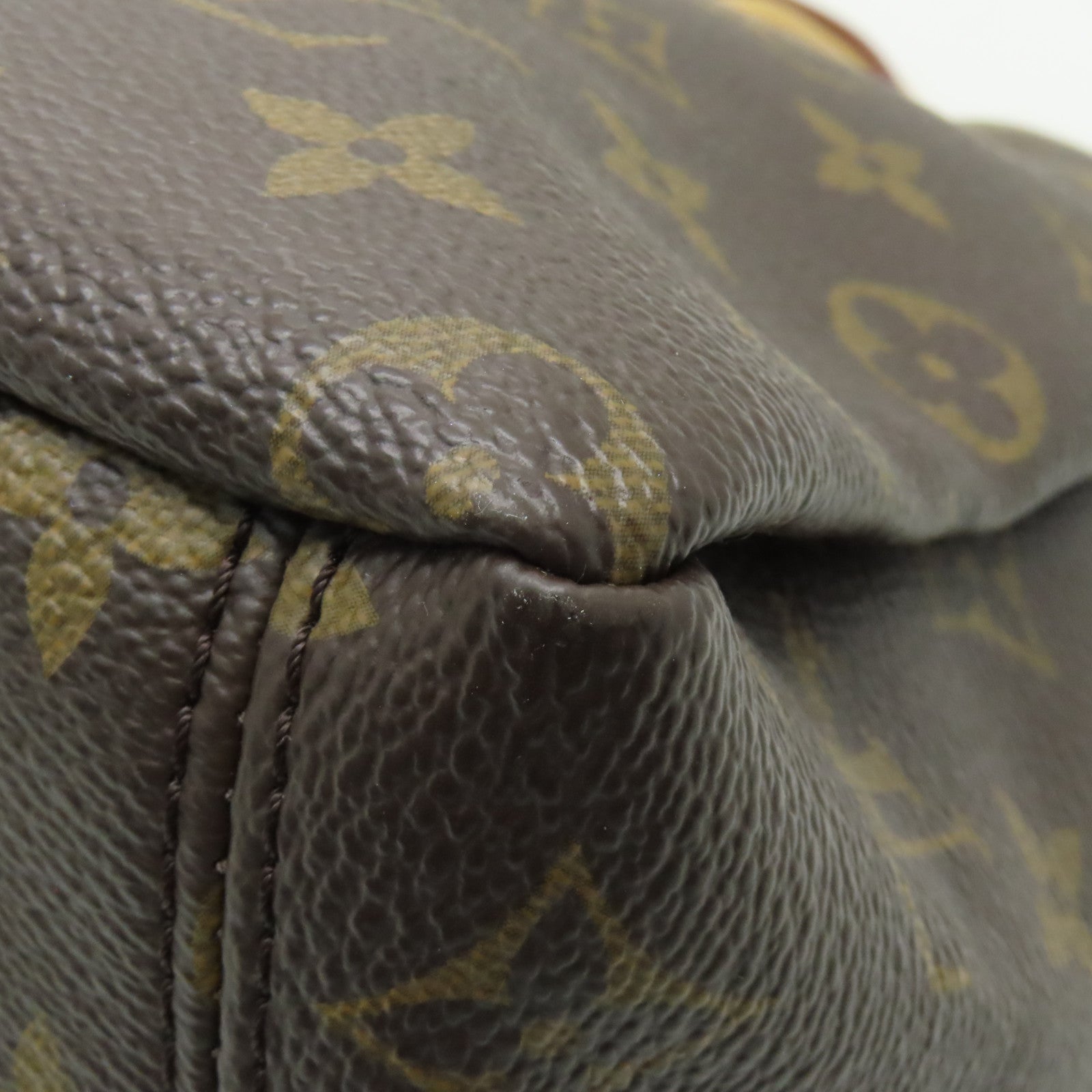 LOUIS VUITTON **【清倉大減價】Monogram皮革Pallas金扣肩背袋黃色/啡色