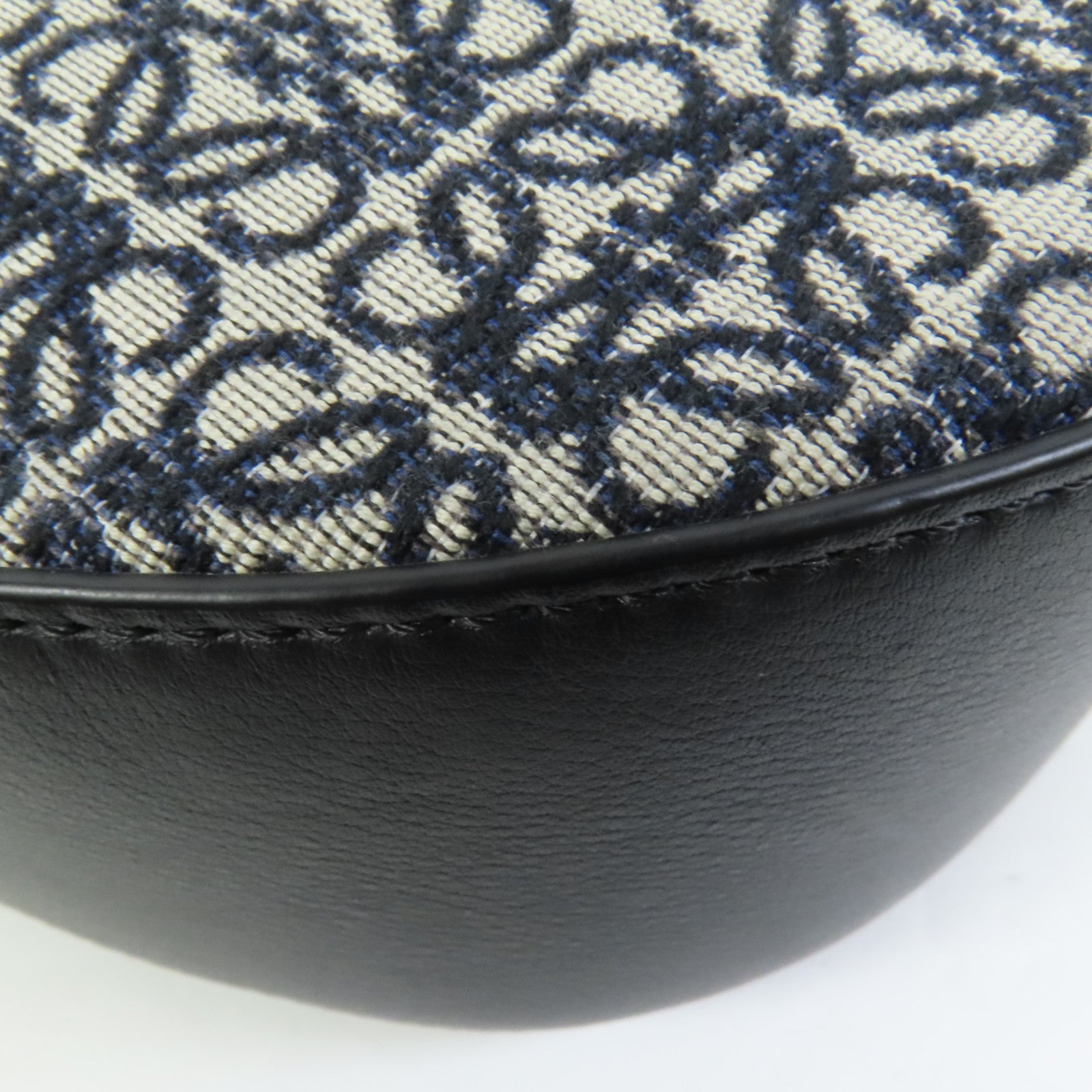 LOEWE 帆布Luna Bag金扣肩背袋