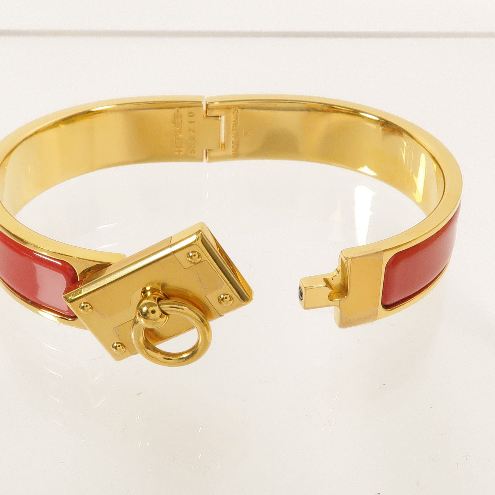 HERMES 金屬Mini Clic Kelly手鐲