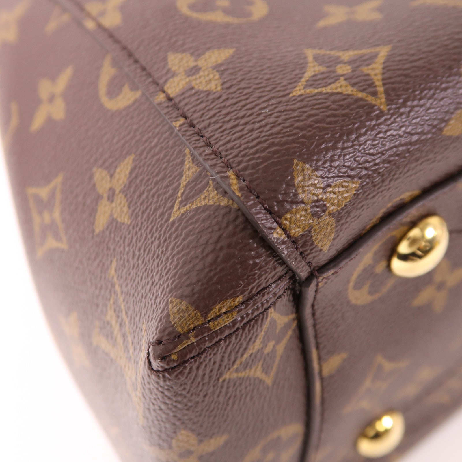 LOUIS VUITTON Monogram Montaigne MM金扣手挽肩背兩用袋
