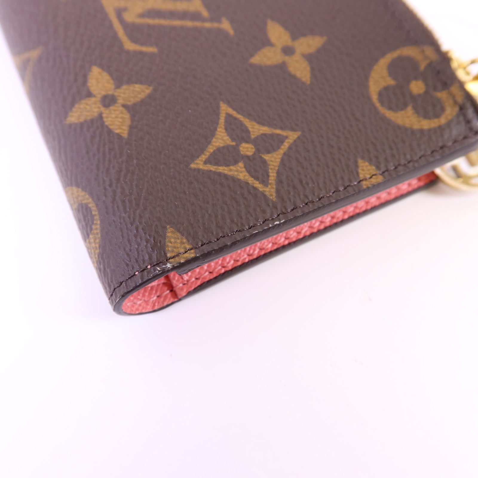 LOUIS VUITTON Monogram Lisa Wallet金扣錢包