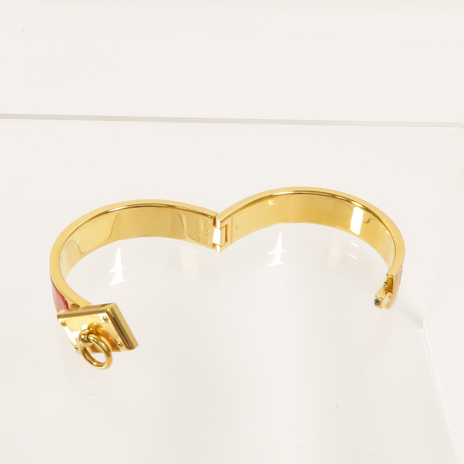 HERMES 金屬Mini Clic Kelly手鐲