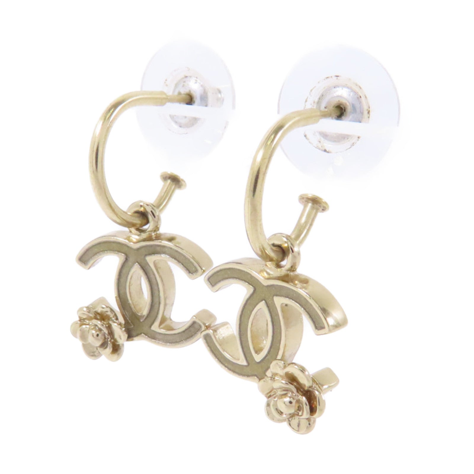 CHANEL 金屬Earrings耳環金色