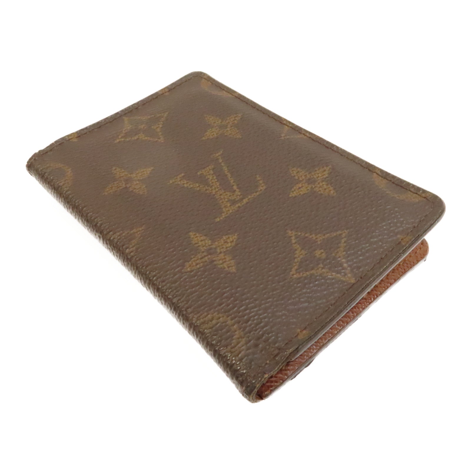 LOUIS VUITTON Monogram Card Case卡片套啡色