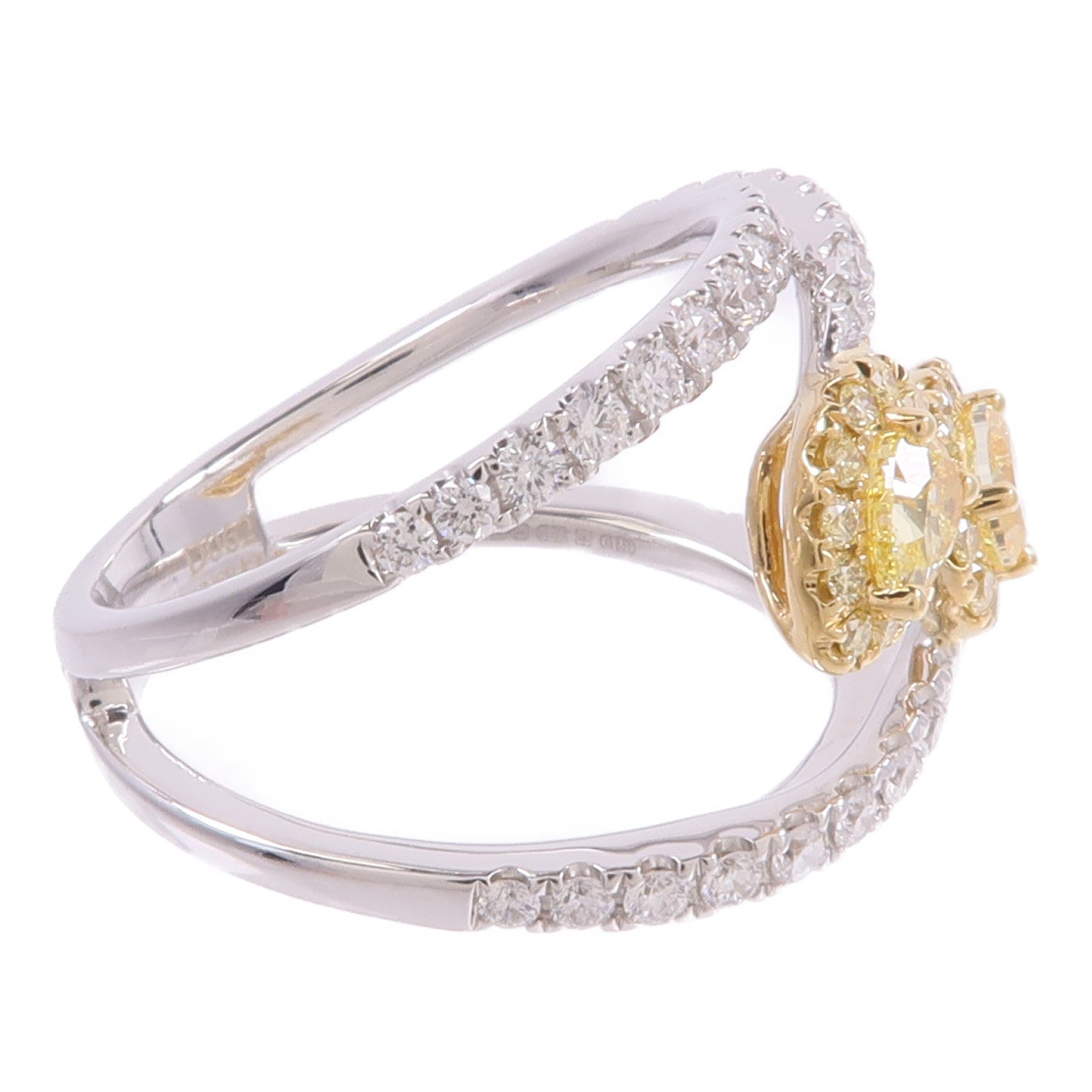 JEWELRY 18K白金/黃金Diamond Ring鑽石戒指