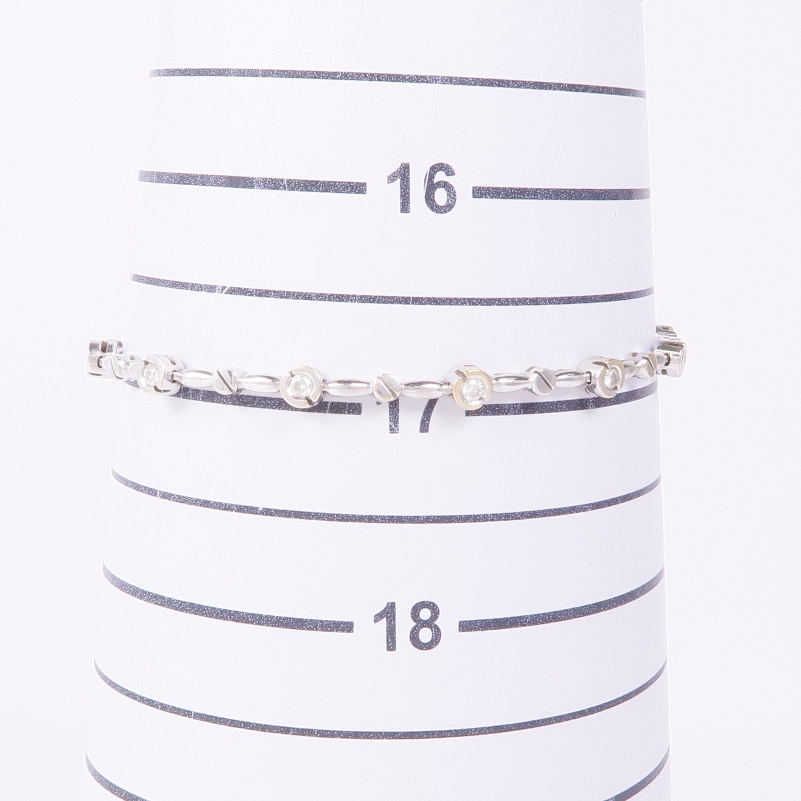 JEWELRY 【激減優惠】18K白金Diamond Bracelet鑽石手鏈