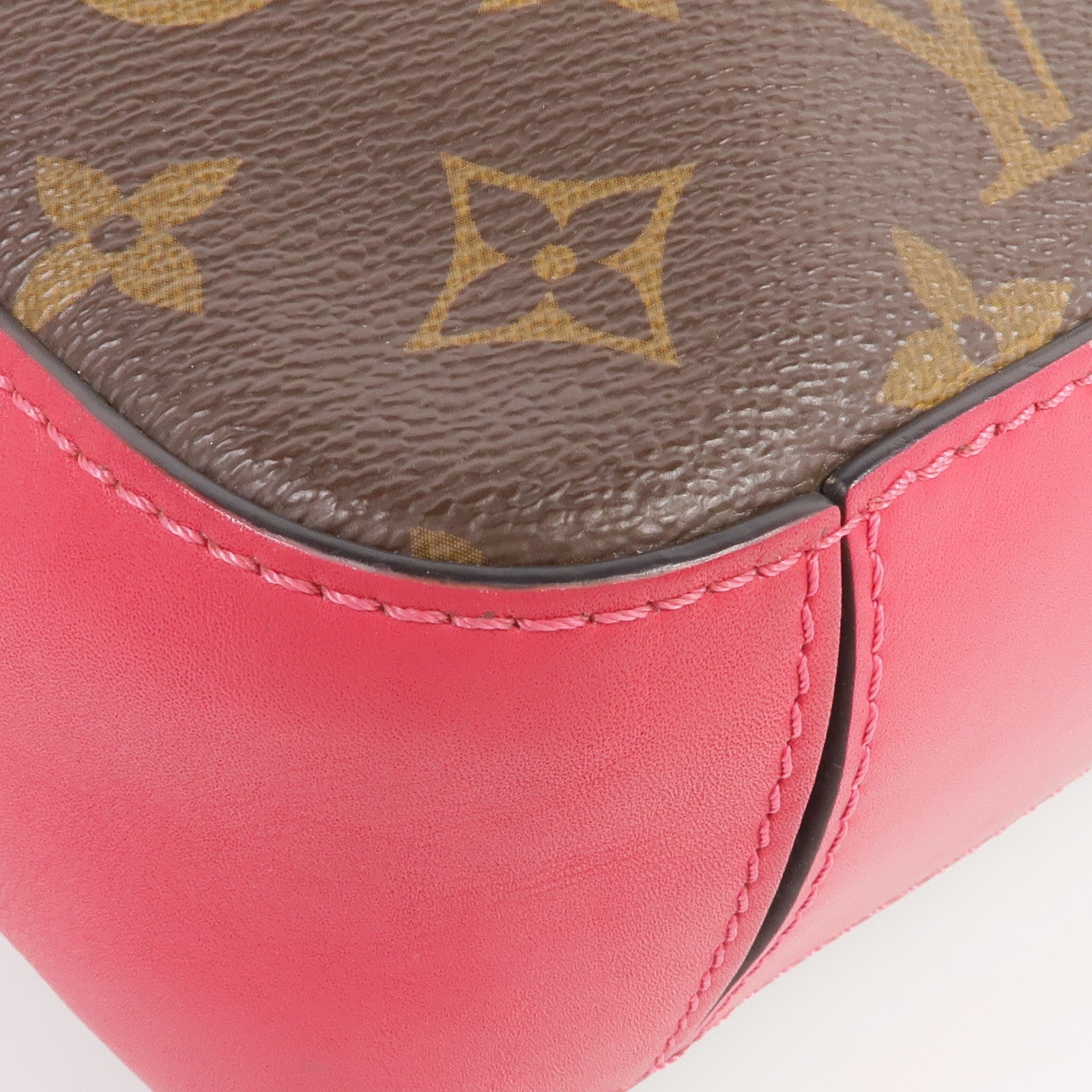 LOUIS VUITTON Monogram Saintonge金扣手挽肩背兩用袋