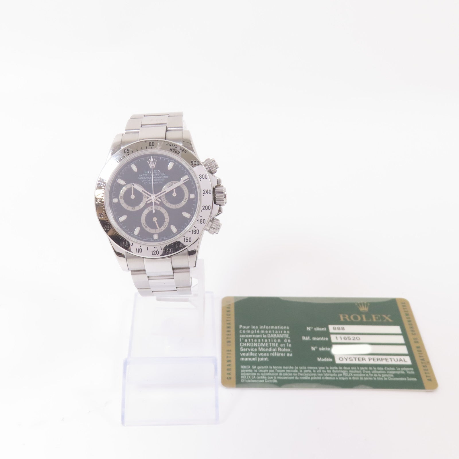 ROLEX Daytona不鏽鋼手錶自動機芯黑色