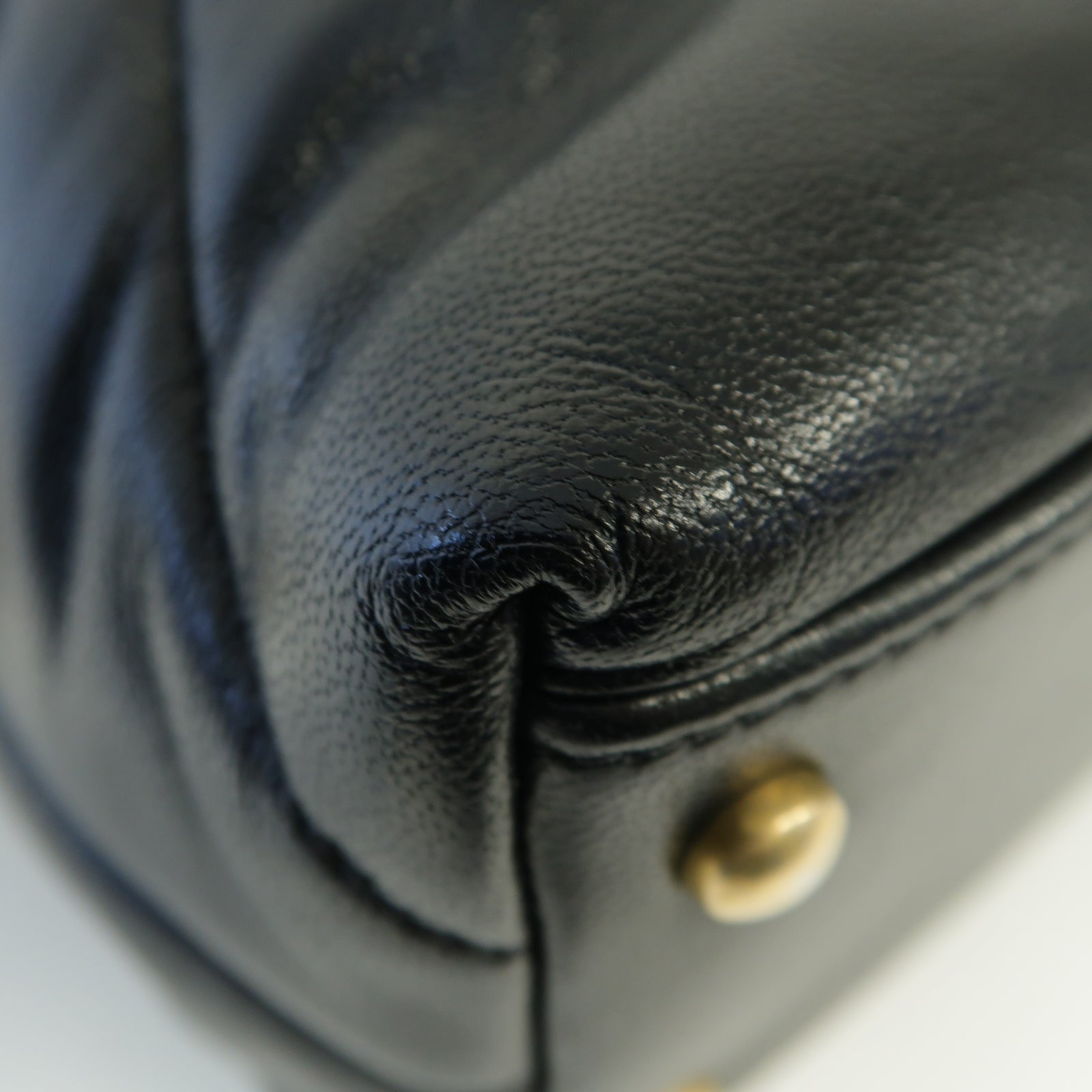 CHANEL **【激減優惠】菱格牛皮皮革Chain Shoulder Bag金扣鏈帶肩背袋黒色