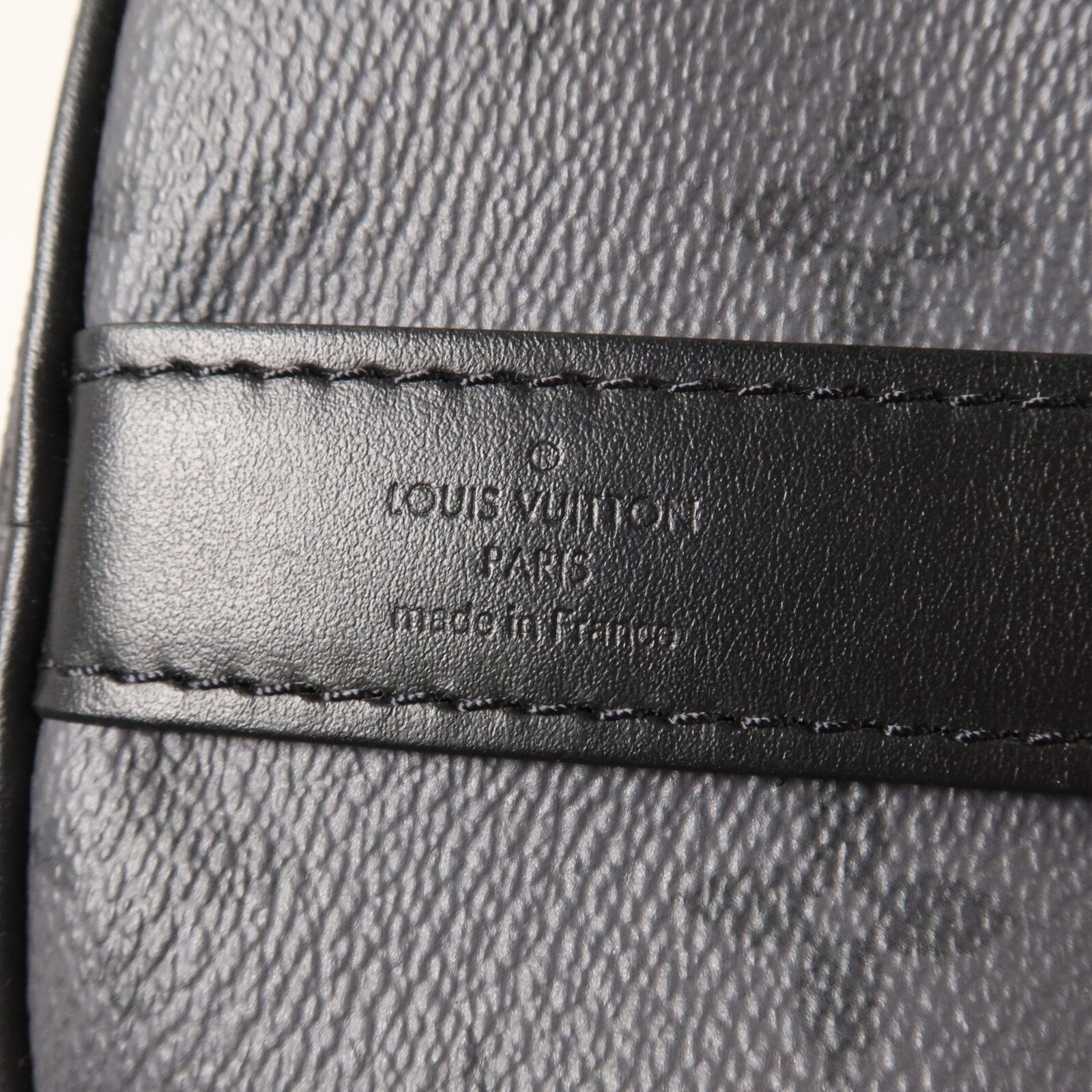 LOUIS VUITTON Monogram Eclipse Keepall Bandouliere 25手挽肩背兩用袋
