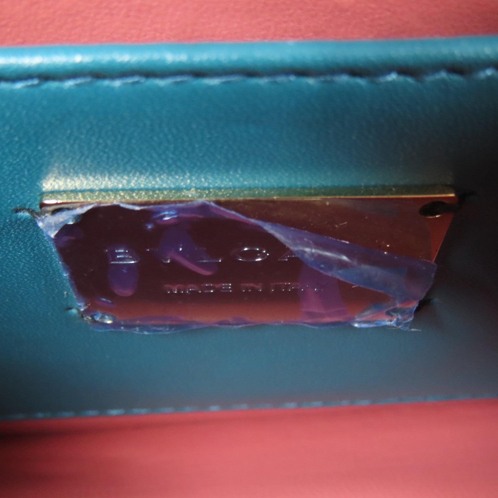 BVLGARI 牛皮皮革Serpenti Forever金扣鏈帶肩背袋綠色