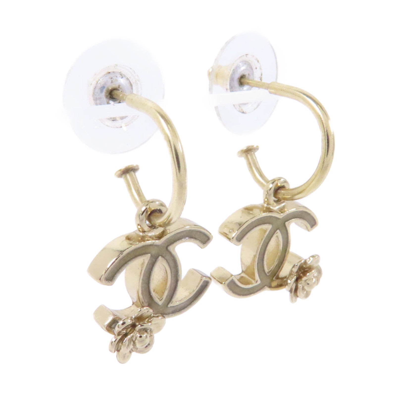CHANEL 金屬Earrings耳環金色