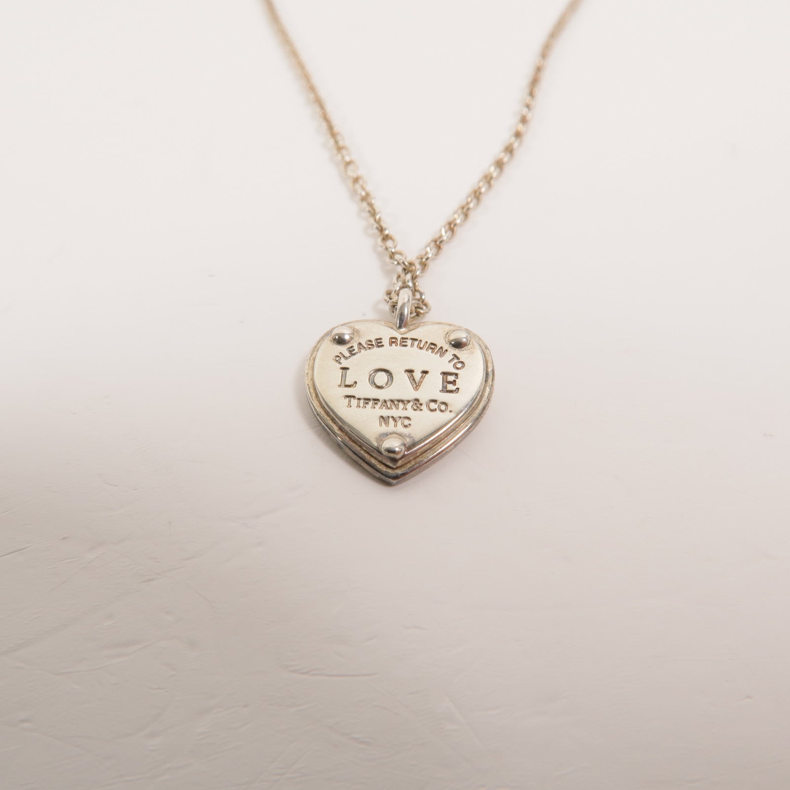 TIFFANY＆CO 925純銀Heart Rock and Key Bracelet手鏈