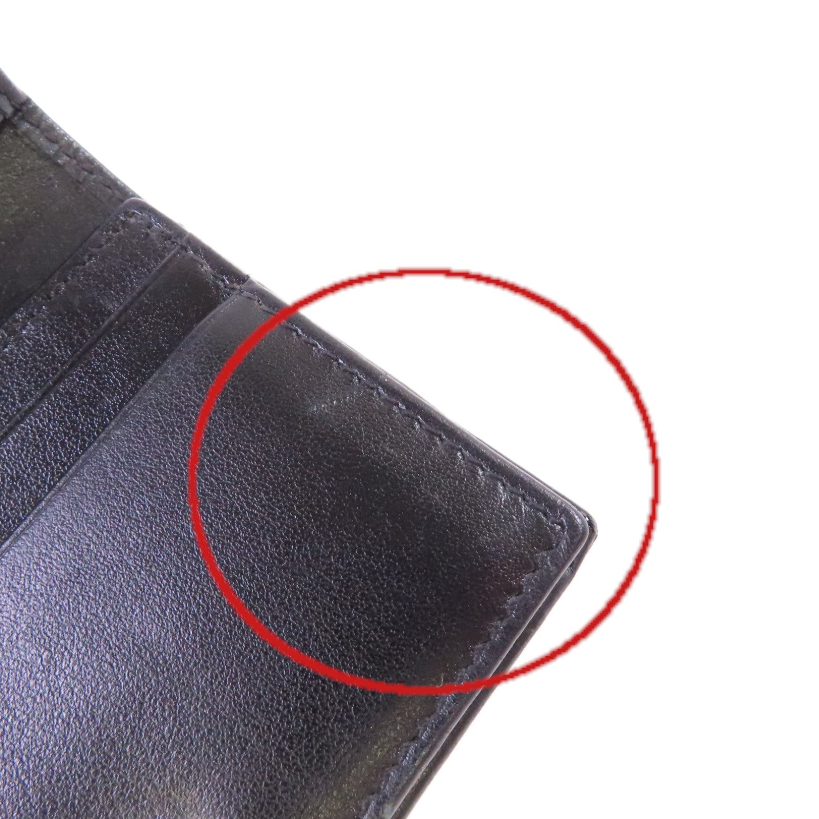 GUCCI 牛皮皮革GG Marmont Mini Wallet金扣短錢包黑色