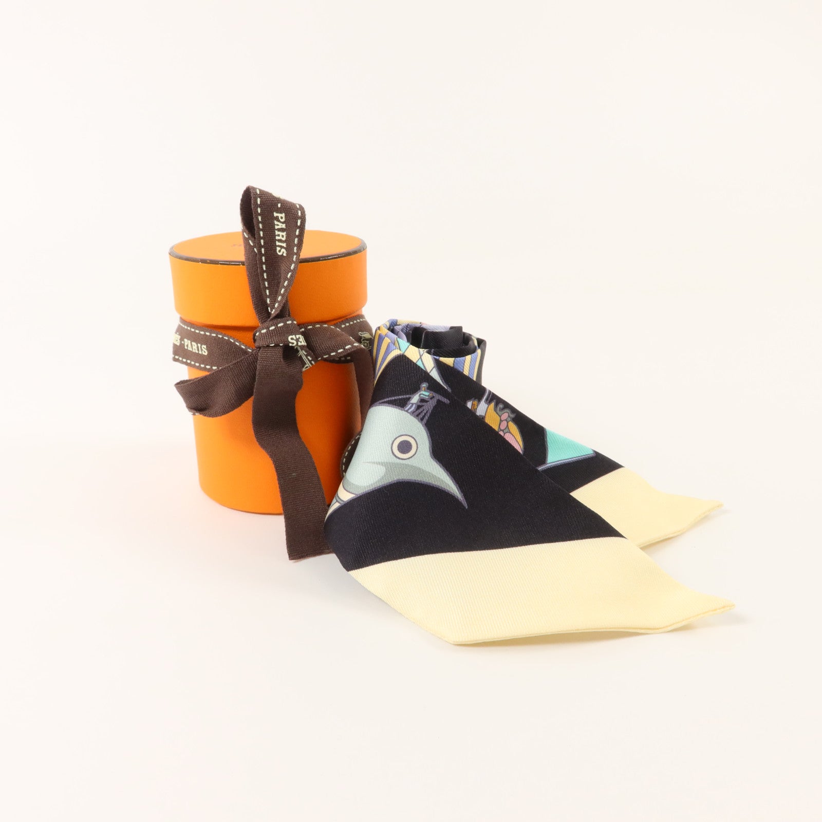 HERMES 絲質Twilly絲巾