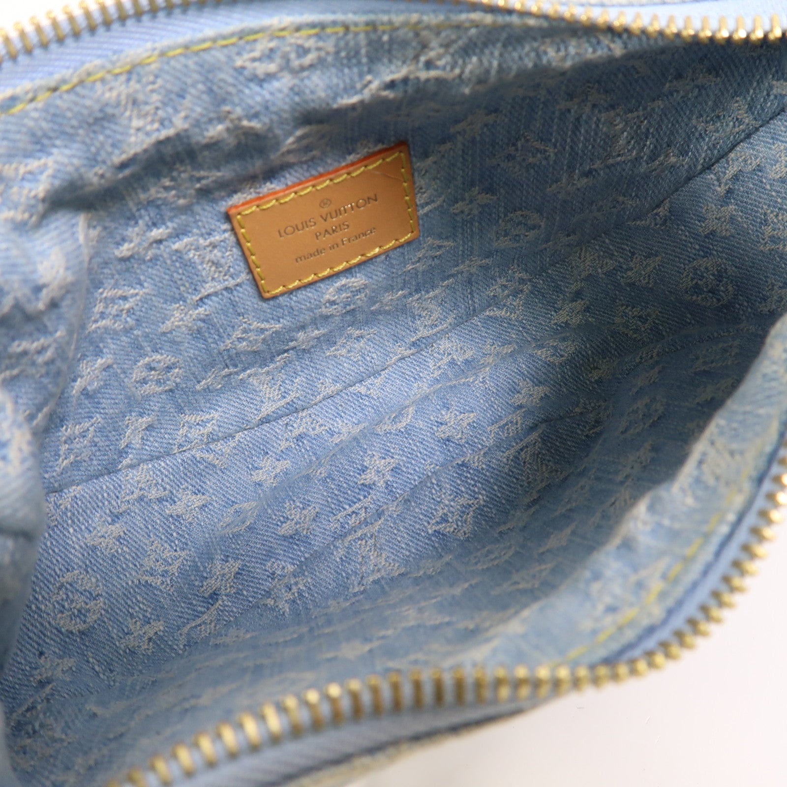 LOUIS VUITTON 【激減優惠】Monogram Denim Loop金扣手挽肩背兩用袋