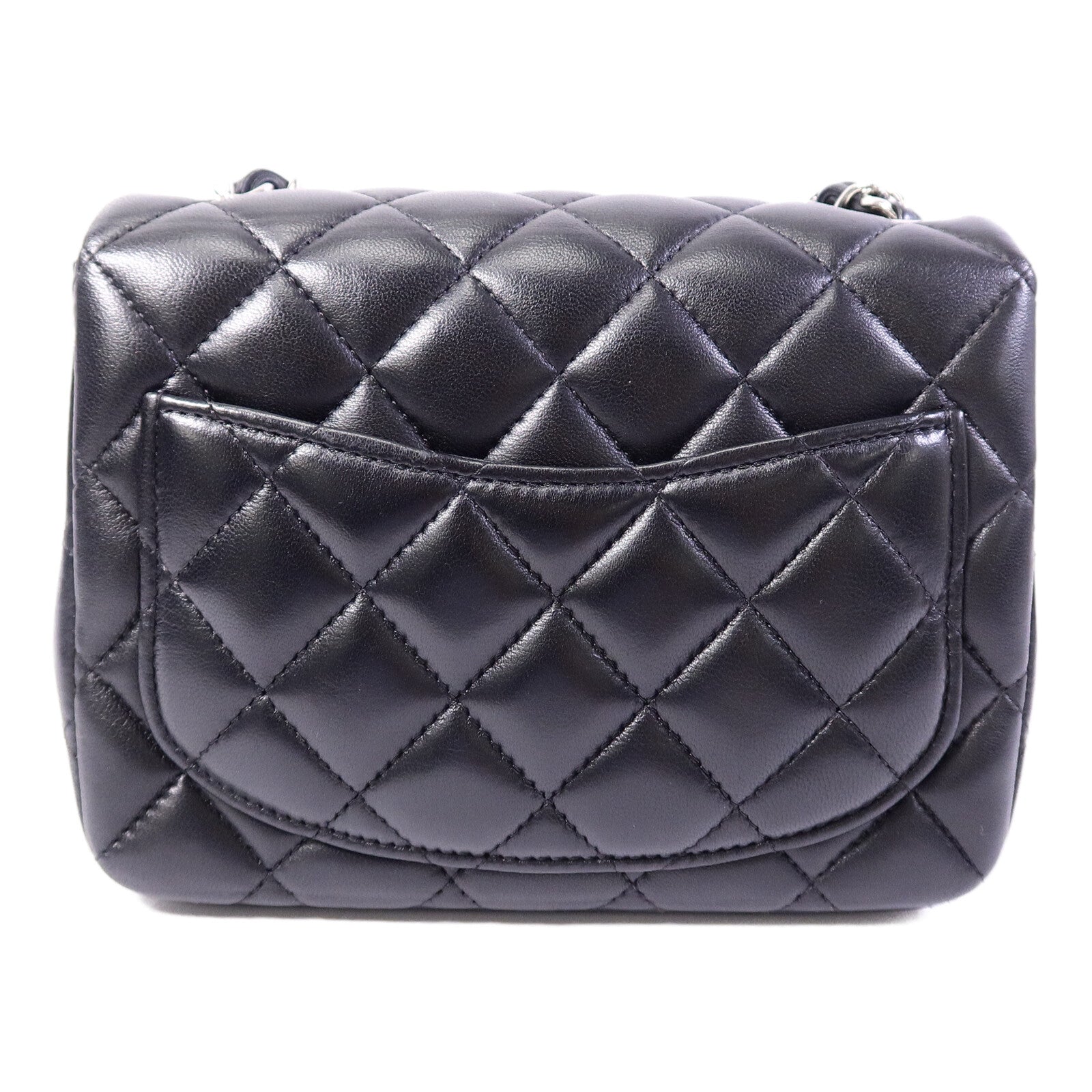 CHANEL 羊皮皮革Mini Classic 17鏈帶肩背袋